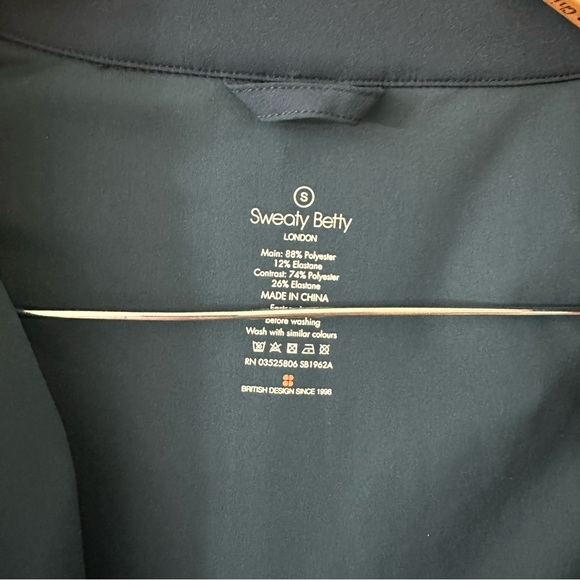 Sweaty Betty Fast Track Jacket size small - Picture 5 of 9
